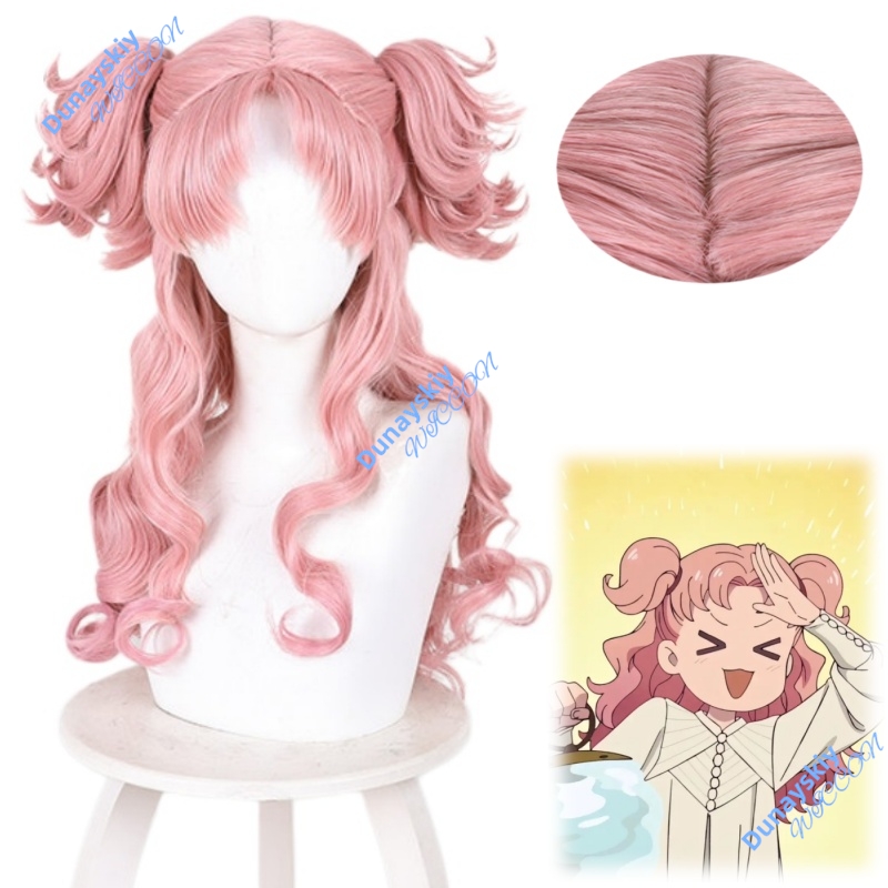 Anime Cosplay Wig Heat Resistant - Peruca de Cosplay Tetia com Chapéu