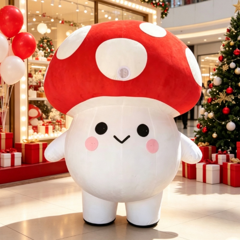 Costumes - Fantasia de Mascote Inflável de Cogumelo
