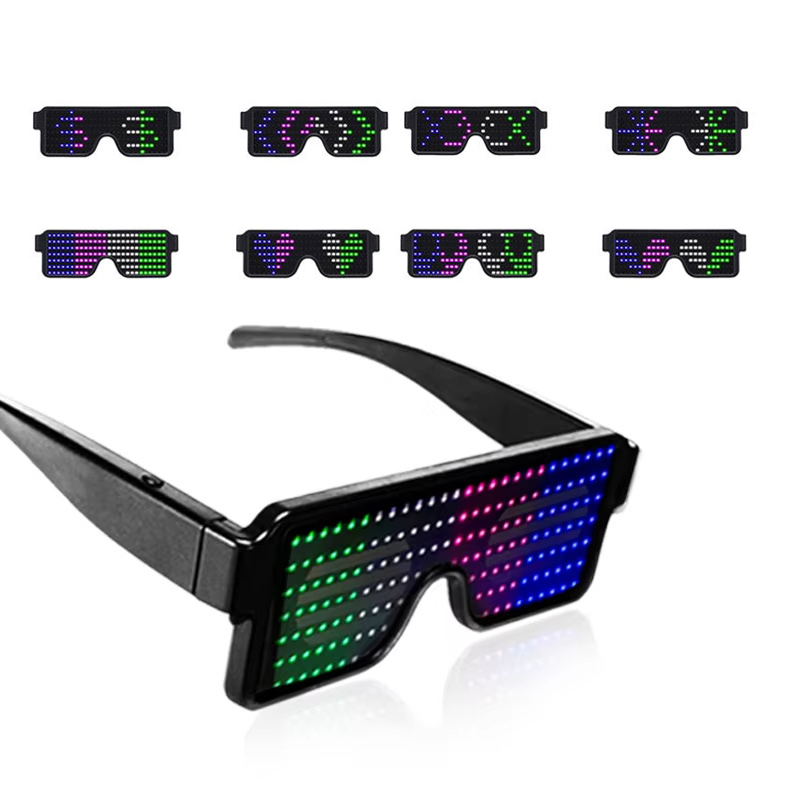 Glow In The Dark Party Glasses - Óculos de led iluminados, óculos dinâmicos