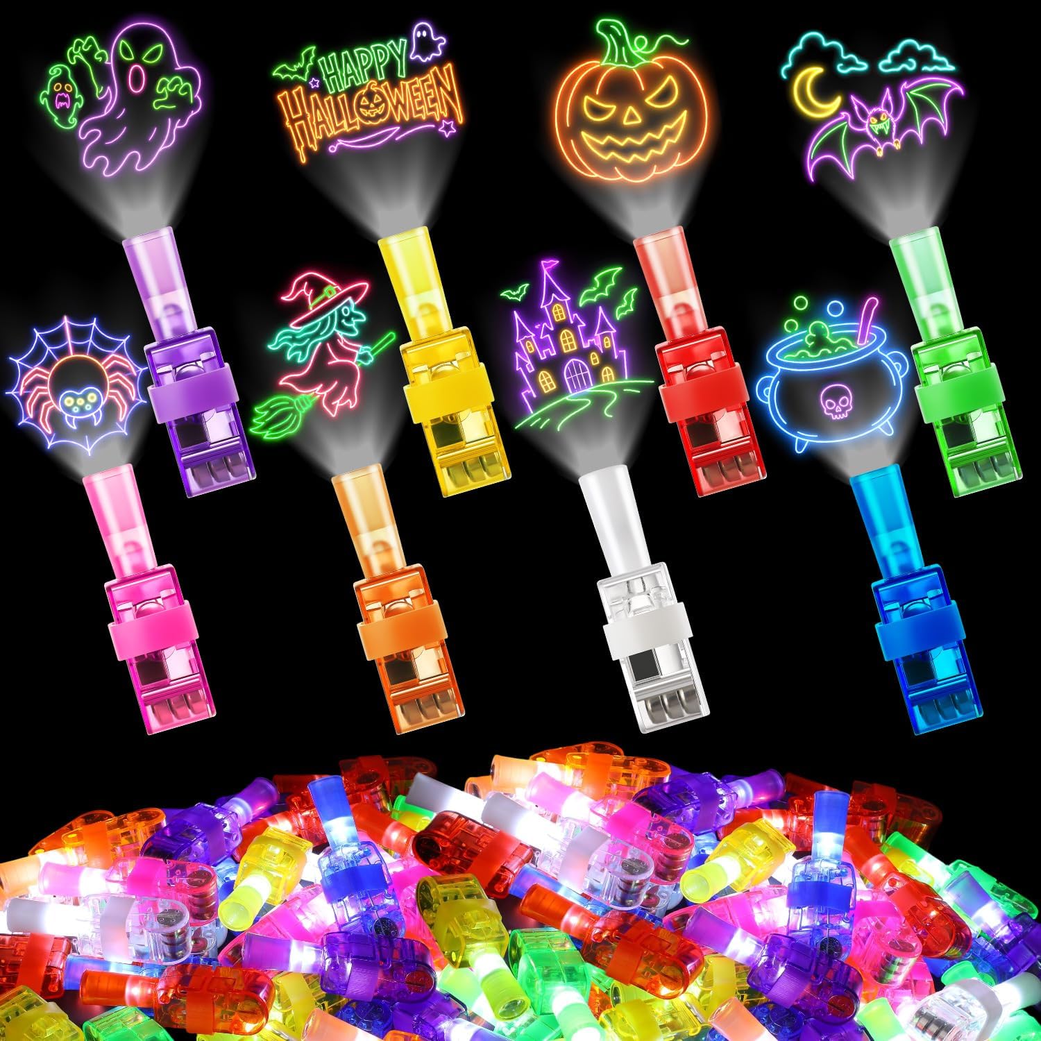 4/40PCS Luzes LED para Dedos d - Glow In The Dark Party Glasses avaliação e preço