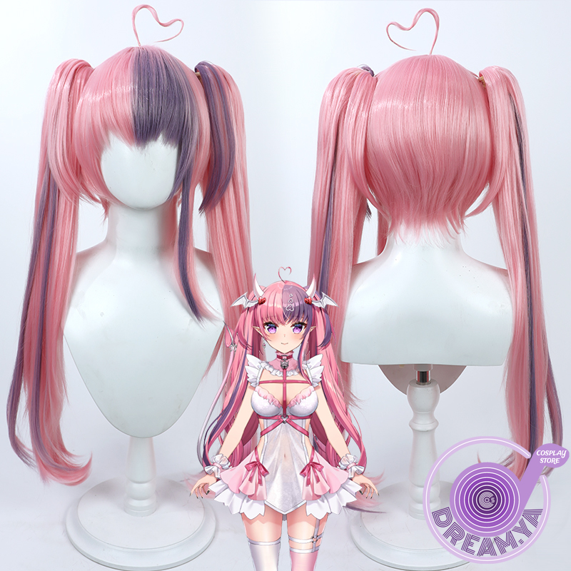 Ironmouse cosplay peruca vtube - Anime Cosplay Wig Heat Resistant avaliação e preço
