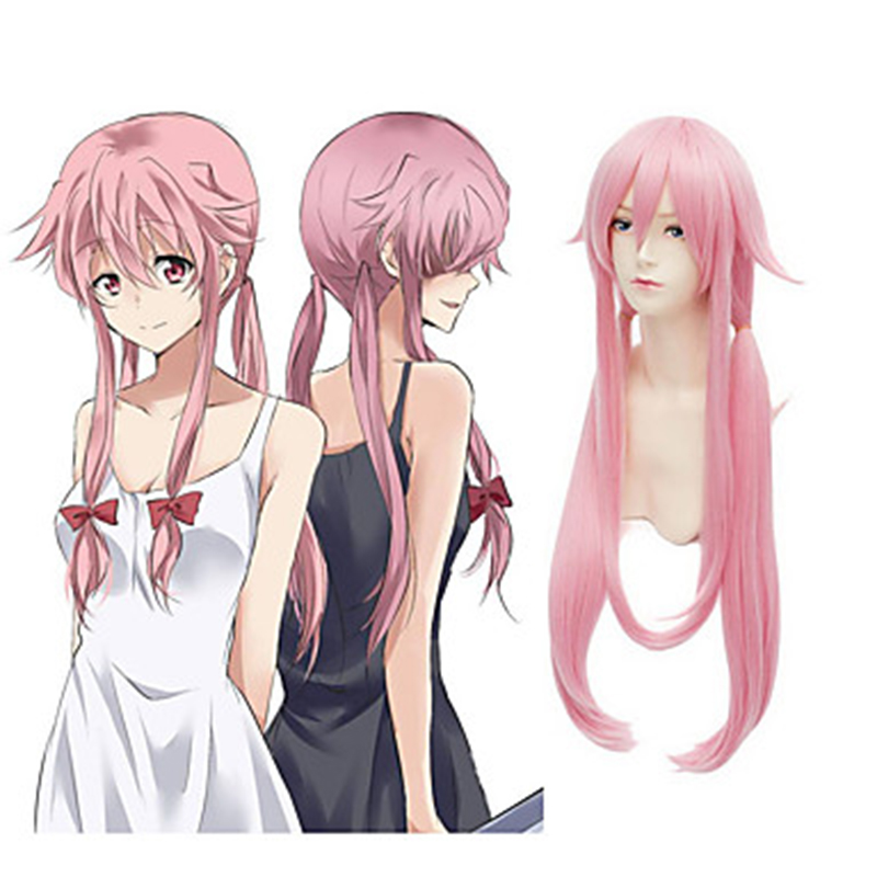 Peruca de cosplay Future Diary - Anime Cosplay Wig Heat Resistant avaliação e preço