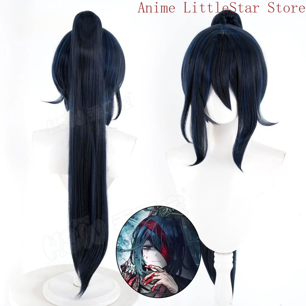 Figura de cosplay da Limbus Co - Anime Cosplay Wig Heat Resistant avaliação e preço