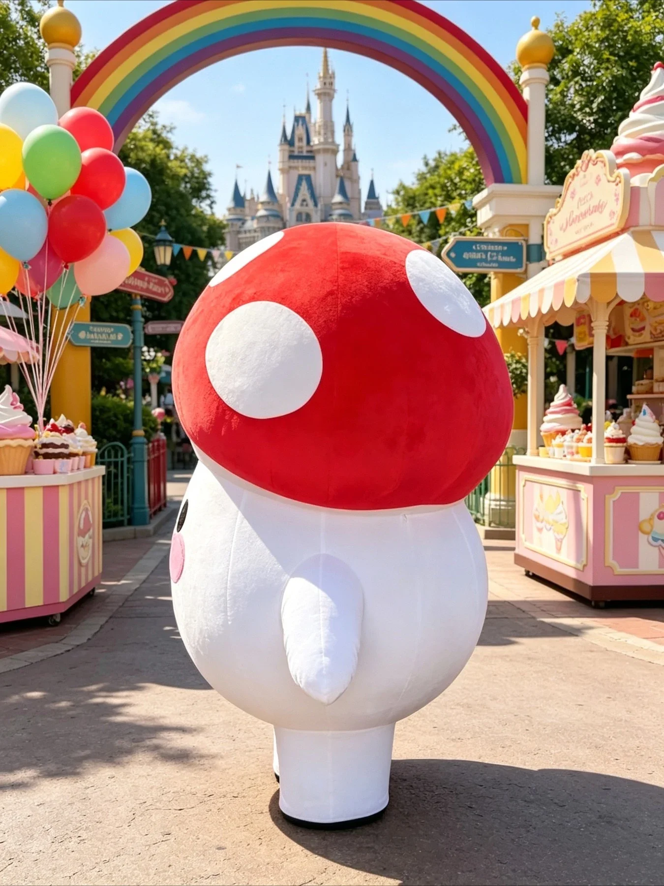 Fantasia de Mascote Inflável d - Costumes avaliação e preço