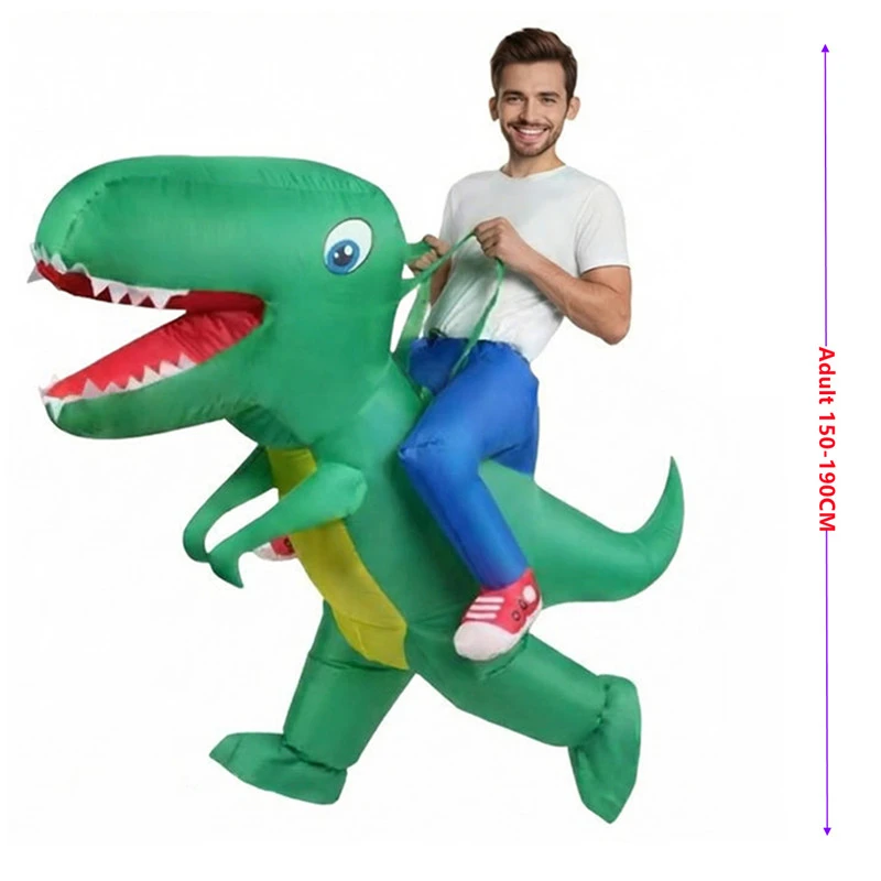 Fantasia de T-Rex Inflável par - Inflatable Dinosaur Costume Adult avaliação e preço