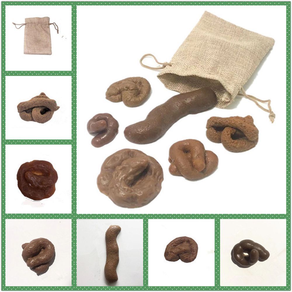 6 peças turd complicado tolo f - Fake Poop Gag Gift avaliação e preço