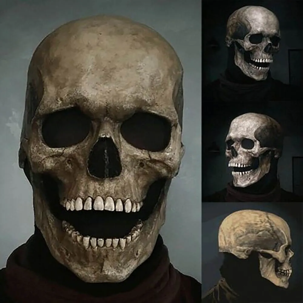Máscara de crânio de látex de  - Led Purge Mask Halloween avaliação e preço