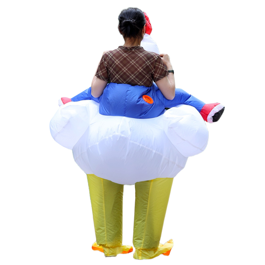 Fantasia Inflável de Galinha e - Costumes avaliação e preço
