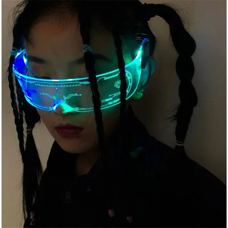 Óculos de LED Luminosos de Set - Glow In The Dark Party Glasses avaliação e preço