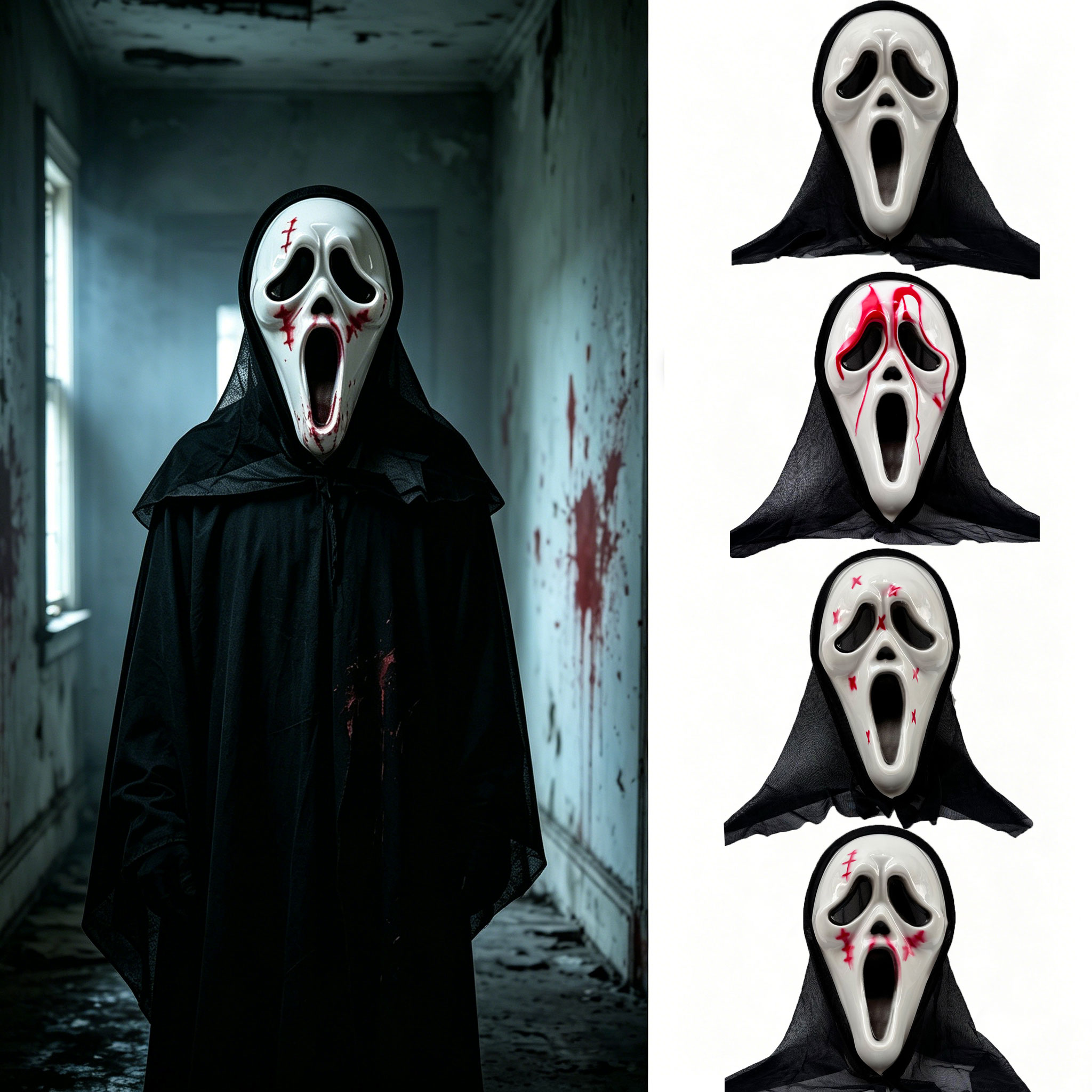 Máscara de Terror Fantasma com - Led Purge Mask Halloween avaliação e preço